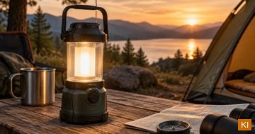 Campinglampe batteriebetrieben
