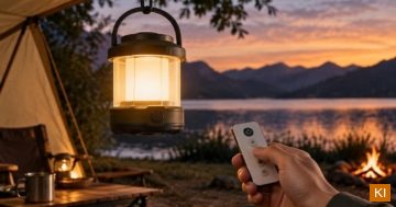 Campinglampe mit Fernbedienung