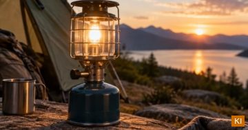 Gas Campinglampe