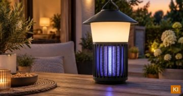 Lampe mit Insektenfalle