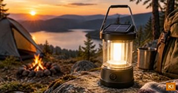 Solar Campinglampe